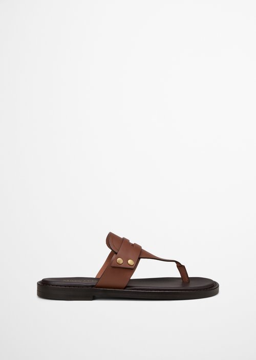 Toe separator model Stina — Cognac