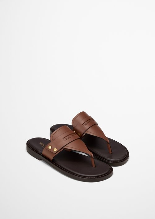Toe separator model Stina — Cognac