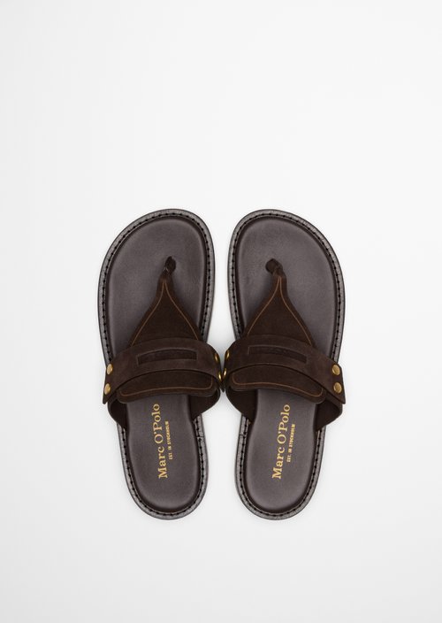 Toe separator model Stina — Burnt Coffee