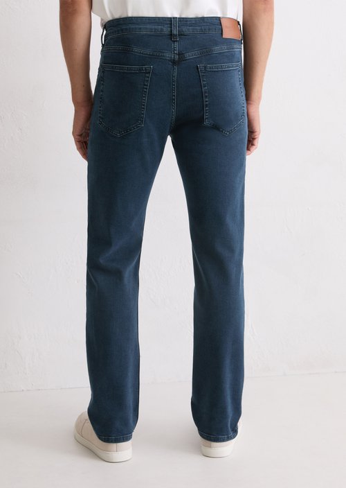 Jeans model Kalmo straight — Blue Black Wash (alternate view)