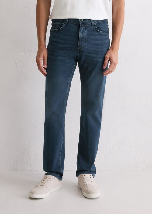 Jeans model Kalmo straight — Blue Black Wash
