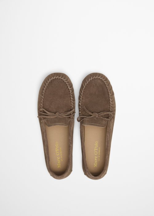 Moccasin model Valentina — Faded Brown