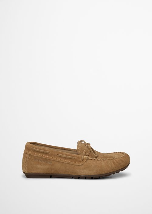 Moccasin model Valentina — Darker Sand