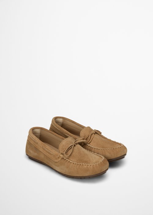Moccasin model Valentina — Darker Sand