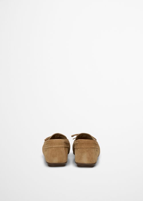 Moccasin model Valentina — Darker Sand