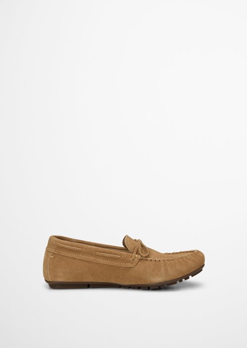 Moccasin model Valentina — Darker Sand
