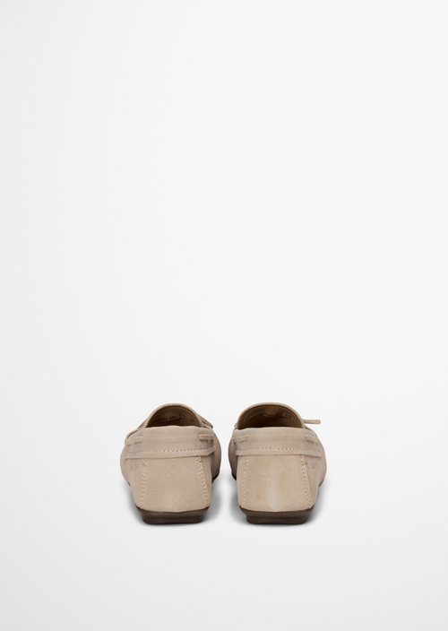 Moccasin model Valentina — Light Oat