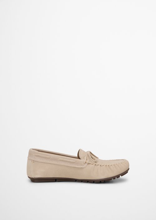 Moccasin model Valentina — Light Oat