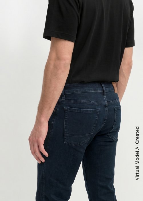 Jeans model Sjöbo shaped — Blue Black Wash