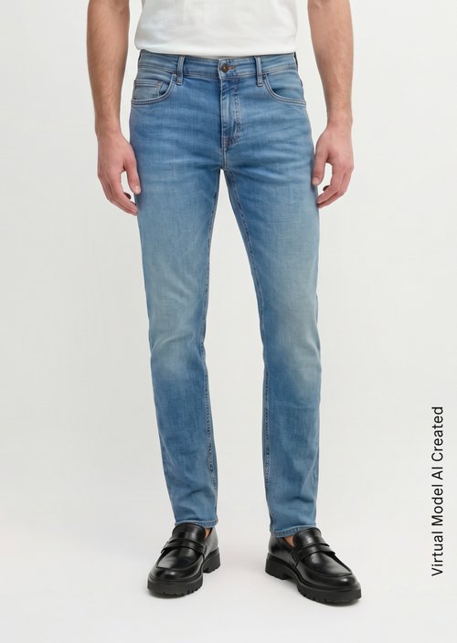 Jeans model Sjöbo shaped — Authentic Mid Wash