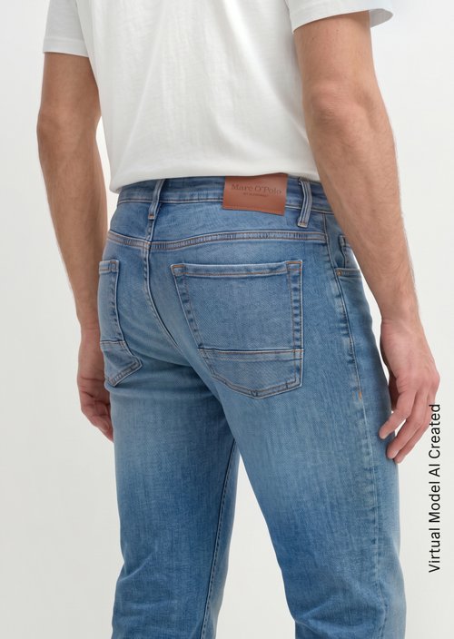 Jeans model Sjöbo shaped — Authentic Mid Wash