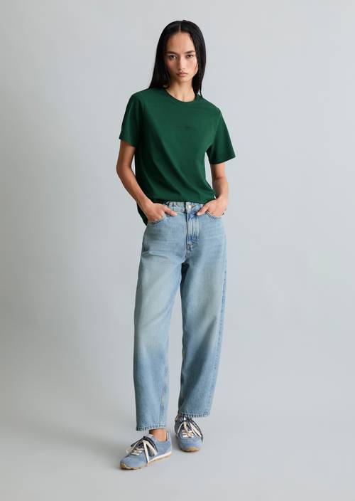 T-Shirt regular Rich Emerald in Frontalansicht