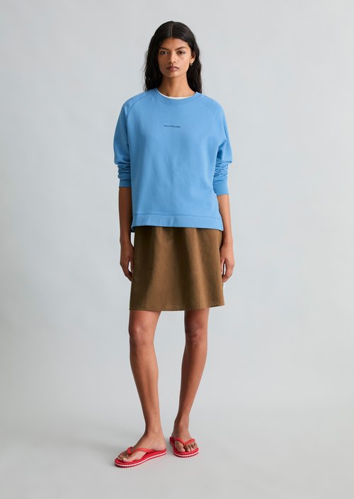 DfC Sweatshirt relaxed — Azure Sky