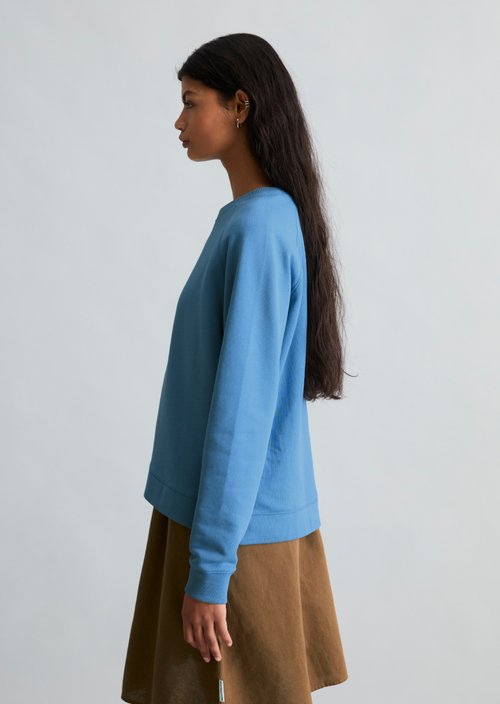 DfC Sweatshirt relaxed — Azure Sky