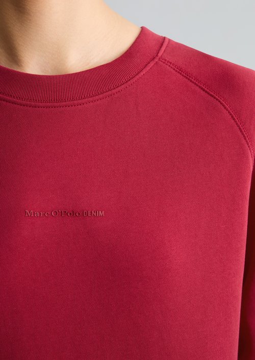DfC Sweatshirt relaxed — Vivid Cherry