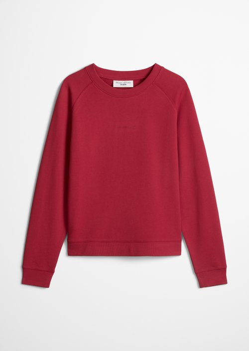 DfC Sweatshirt relaxed — Vivid Cherry