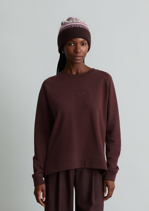 Relaxed-fit sweatshirt — Espresso Brown