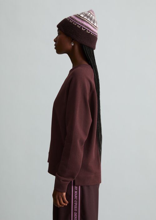 Relaxed-fit sweatshirt — Espresso Brown