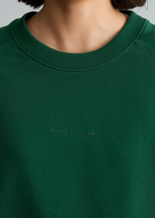 Relaxed-fit sweatshirt — Rich Emerald