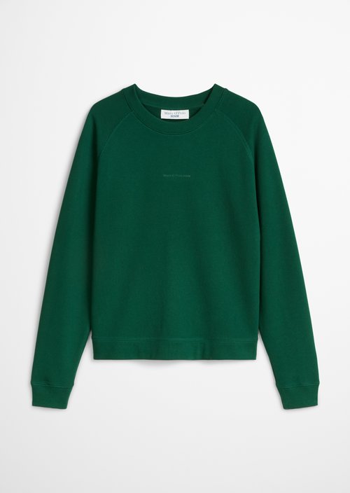 Relaxed-fit sweatshirt — Rich Emerald