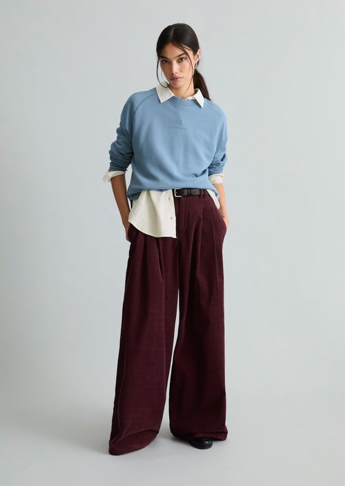 Relaxed-fit sweatshirt — Fall Sky