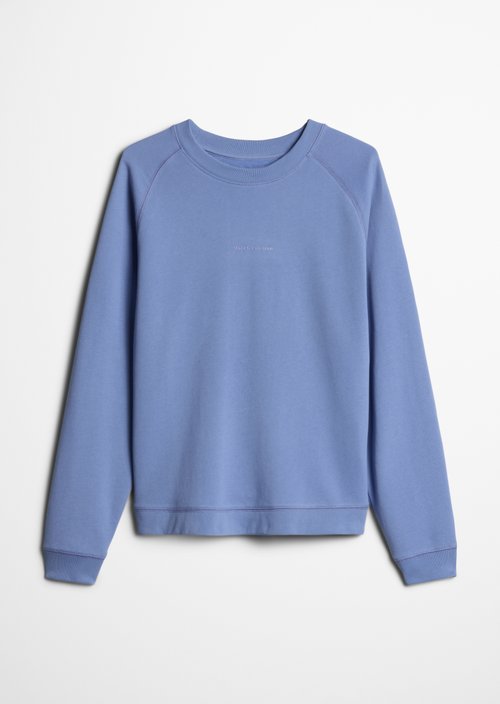 Relaxed-fit sweatshirt — Lake Blue