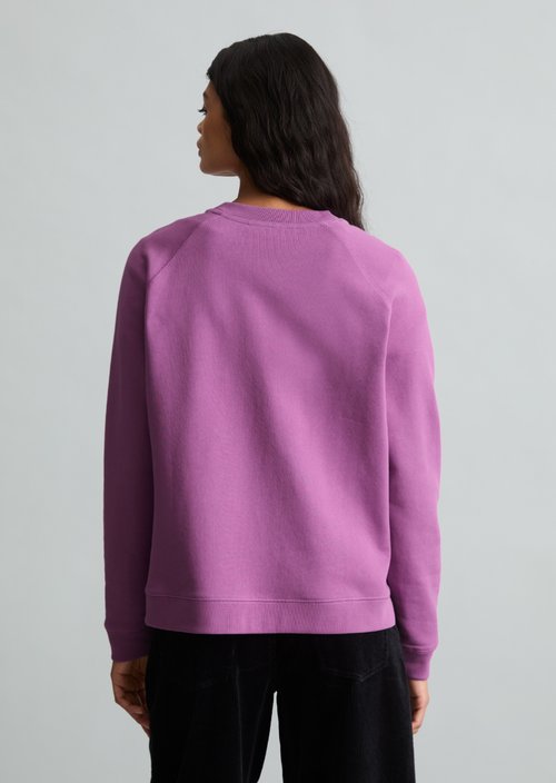 Relaxed-fit sweatshirt — Smoky Grape