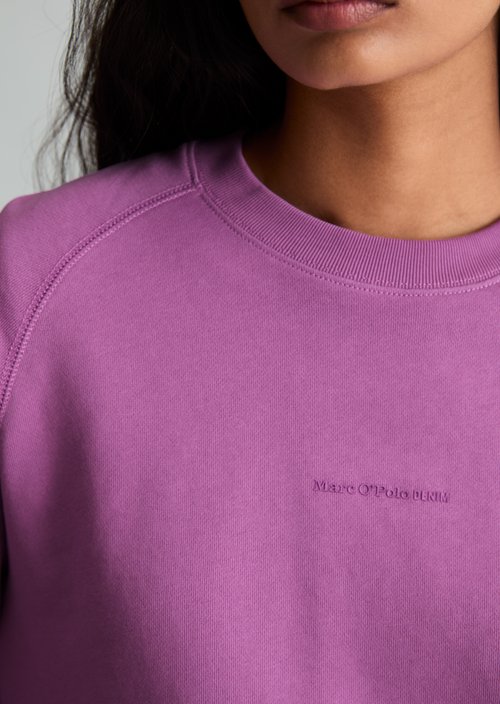 Relaxed-fit sweatshirt — Smoky Grape