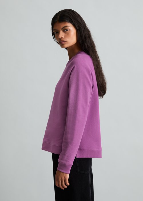 Relaxed-fit sweatshirt — Smoky Grape