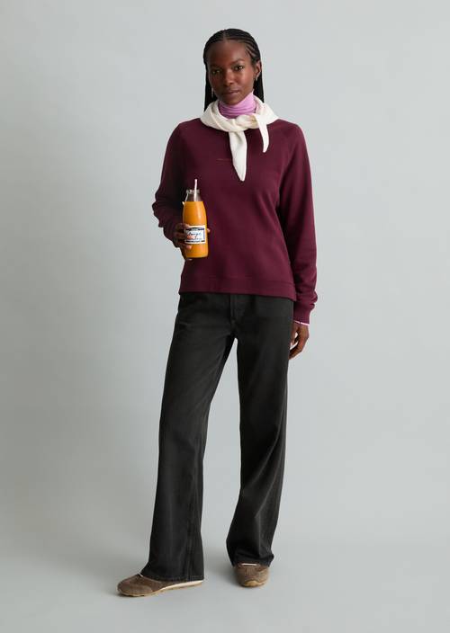 Sweat-shirt ample Mahagony Jam en vue de face