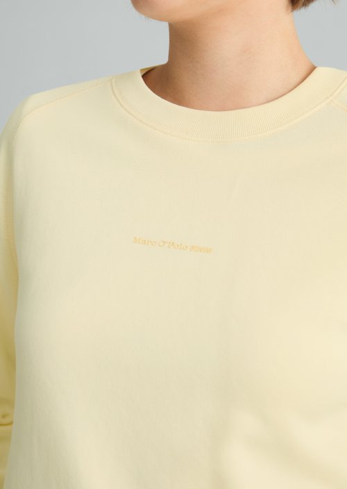 Relaxed-fit sweatshirt — Butter Yellow