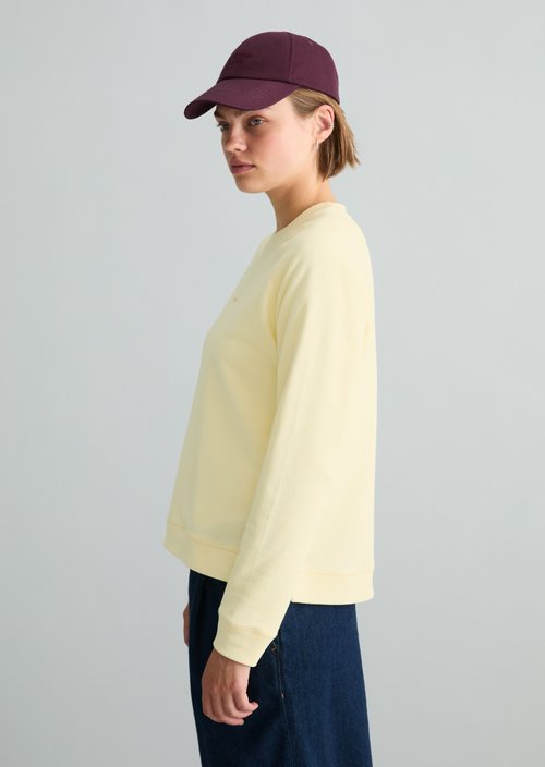 Relaxed-fit sweatshirt — Butter Yellow