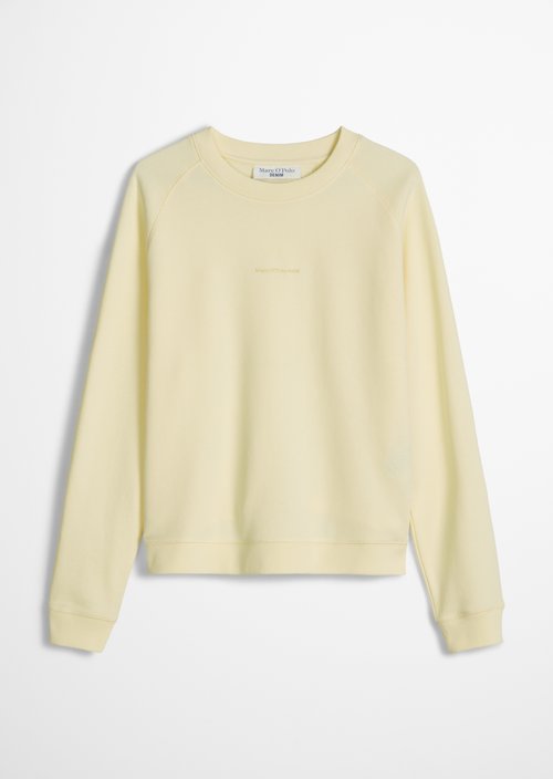 Relaxed-fit sweatshirt — Butter Yellow