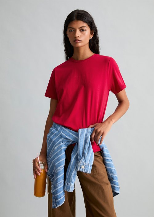 DfC T-Shirt regular — Vivid Cherry