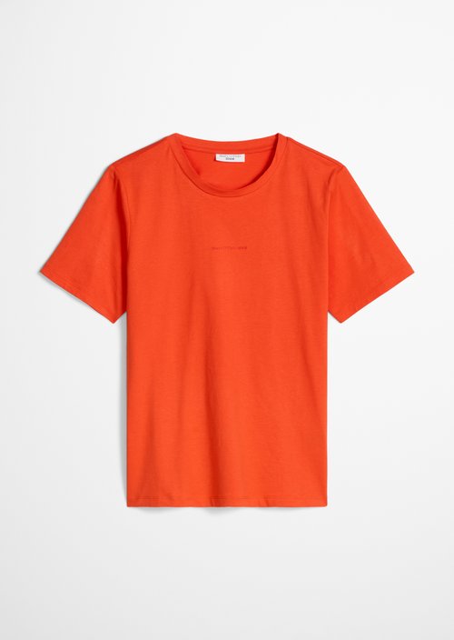 Regular-Fit T-Shirt — Vivid Orange
