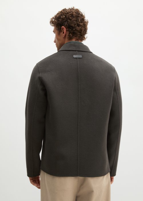 Regular-Fit Wool Jacket — Wooden Earth