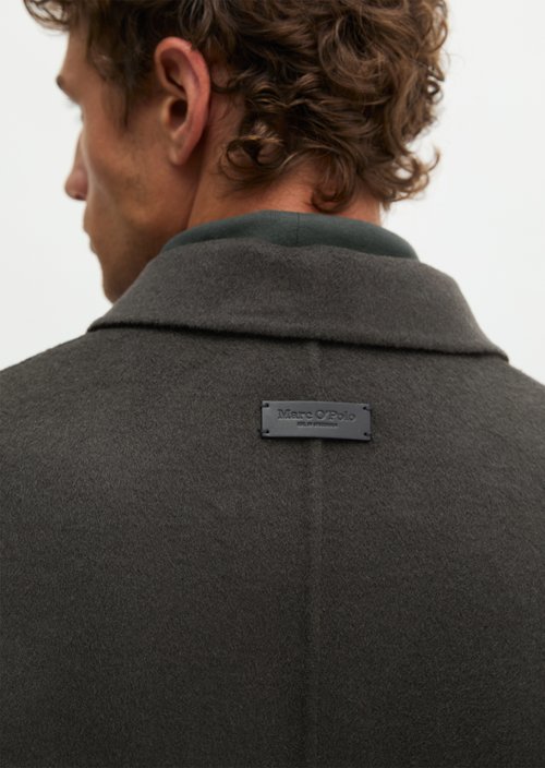 Regular-Fit Wool Jacket — Wooden Earth