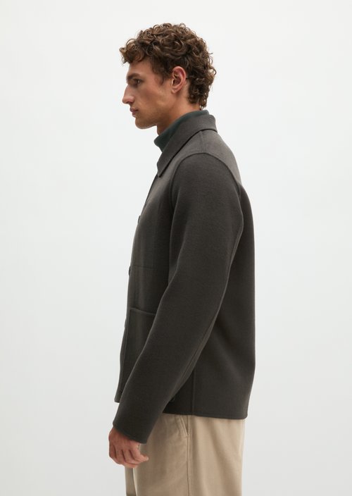 Regular-Fit Wool Jacket — Wooden Earth