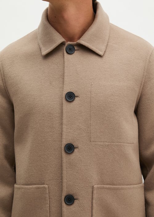 Regular-Fit Wool Jacket — Charleston Gray