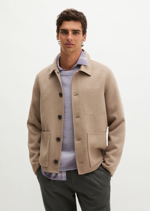Regular-Fit Wool Jacket — Charleston Gray