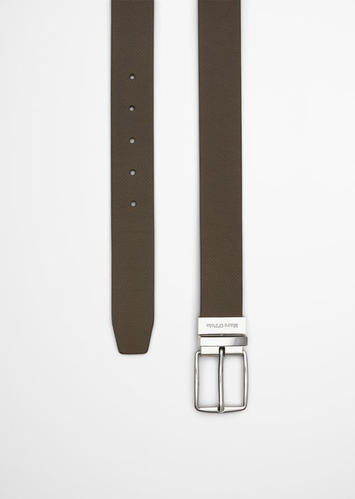 2in1 reversible belt — Dark Nickle