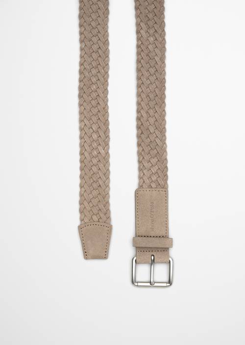 Braided belt Charleston Gray in detail view