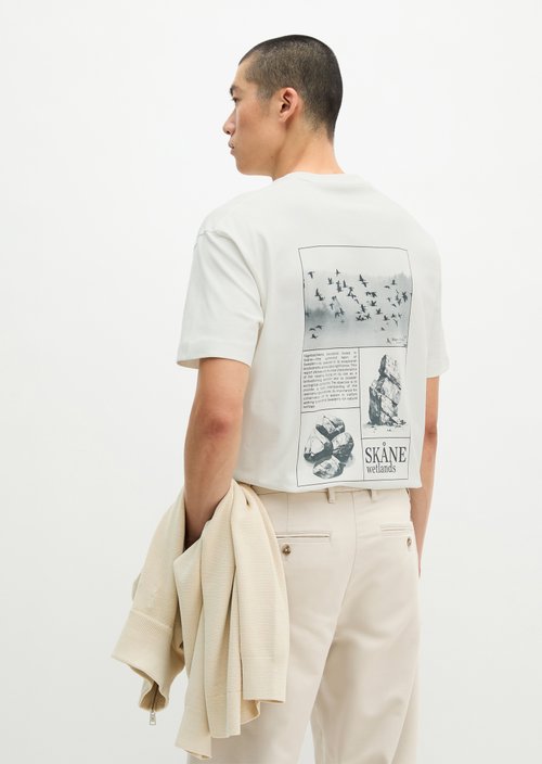 T-shirt regular — Silky White