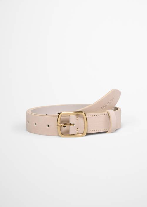 Cinturón Linen Beige en vista frontal