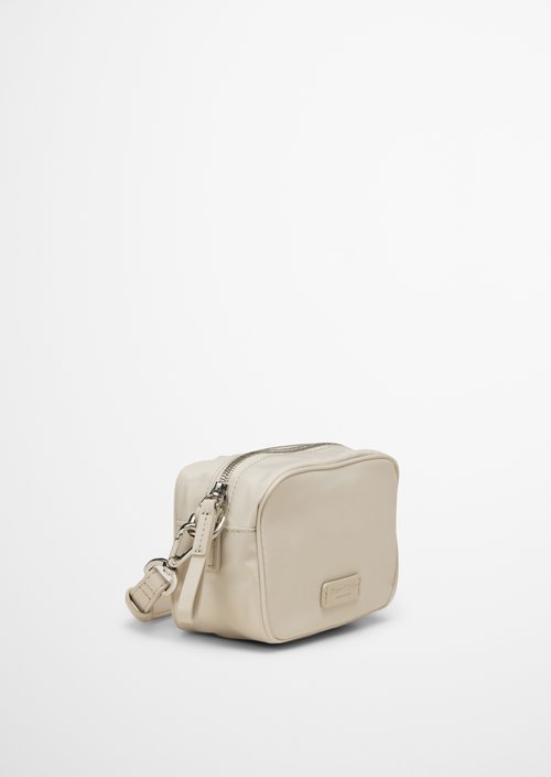 Shoulder bag small — Grey Silk