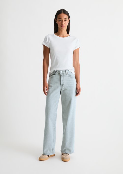 Jeans model Tolva wide — Light Grey