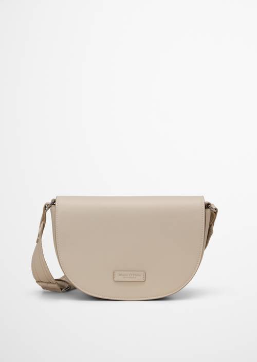 Schoudertas klein Linen Beige in vooraanzicht