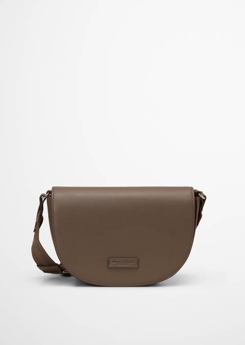 Schoudertas klein Faded Brown in vooraanzicht