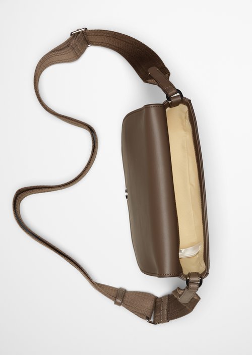 Shoulder bag small — Faded Brown