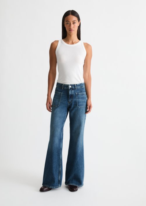 Jeans model Caya — Medium Blue